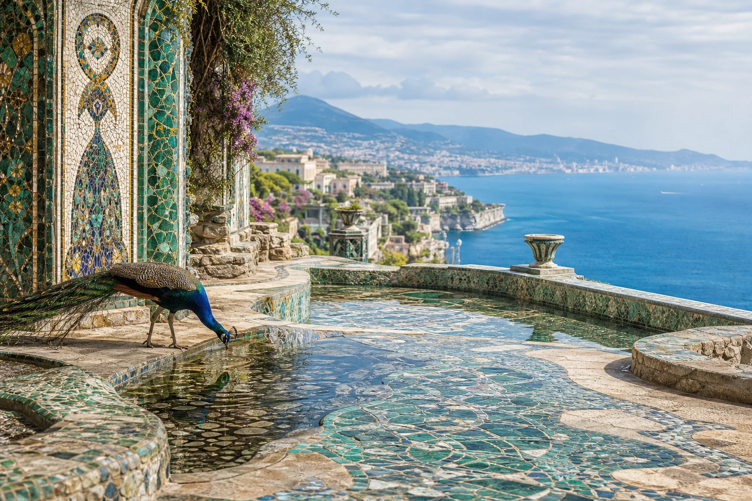Cosmic Ocean Terrace in the Greenways world by day