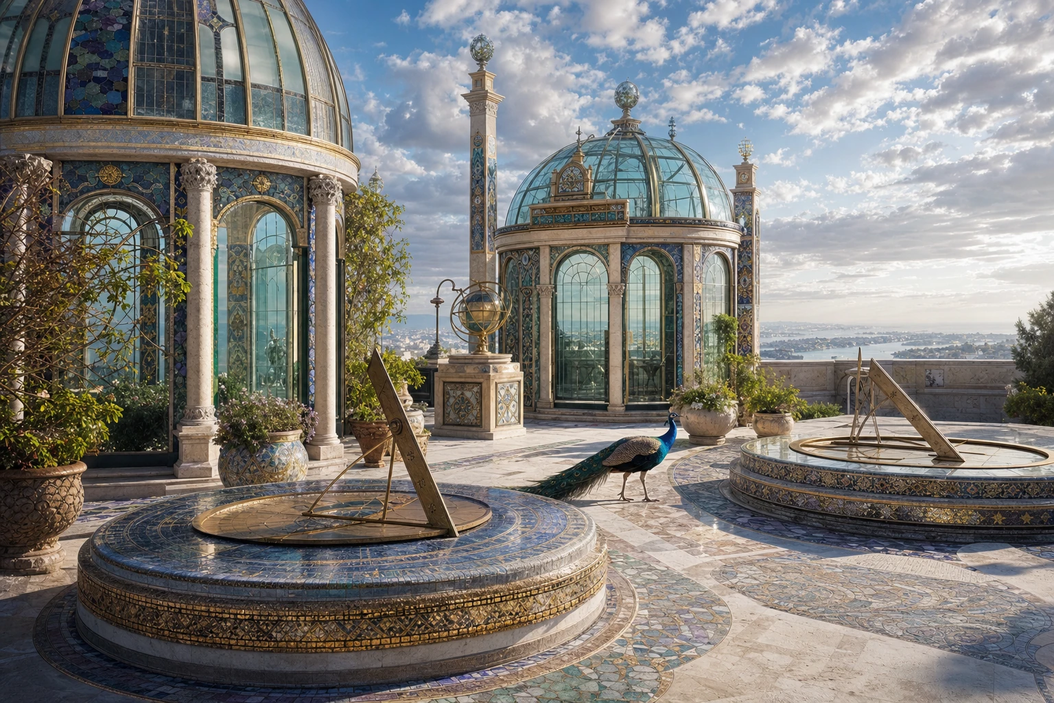 Iridescent Observatory in the Greenways world by day