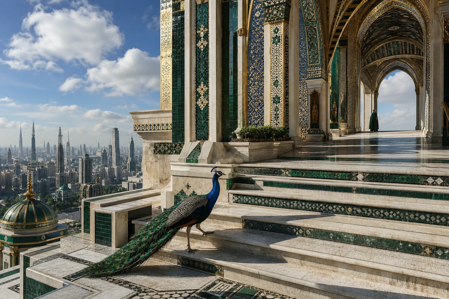 Jeweled Sky Temple in the Greenways world by day