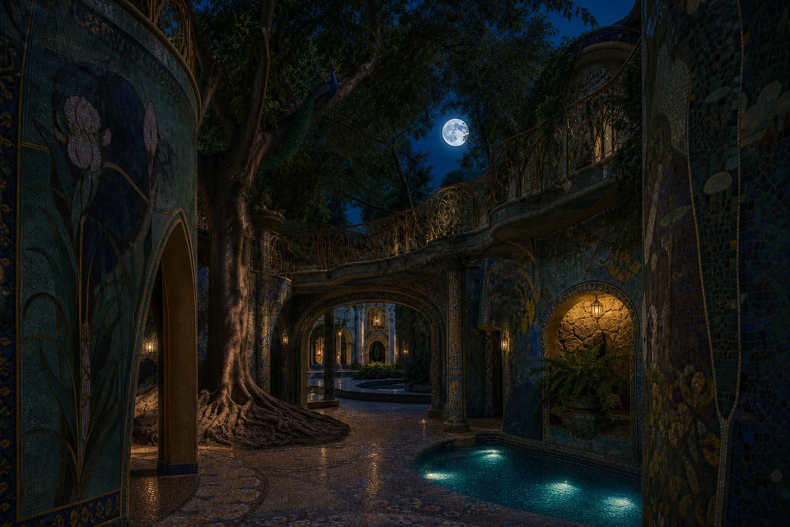 Living Architecture in the Greenways world by night