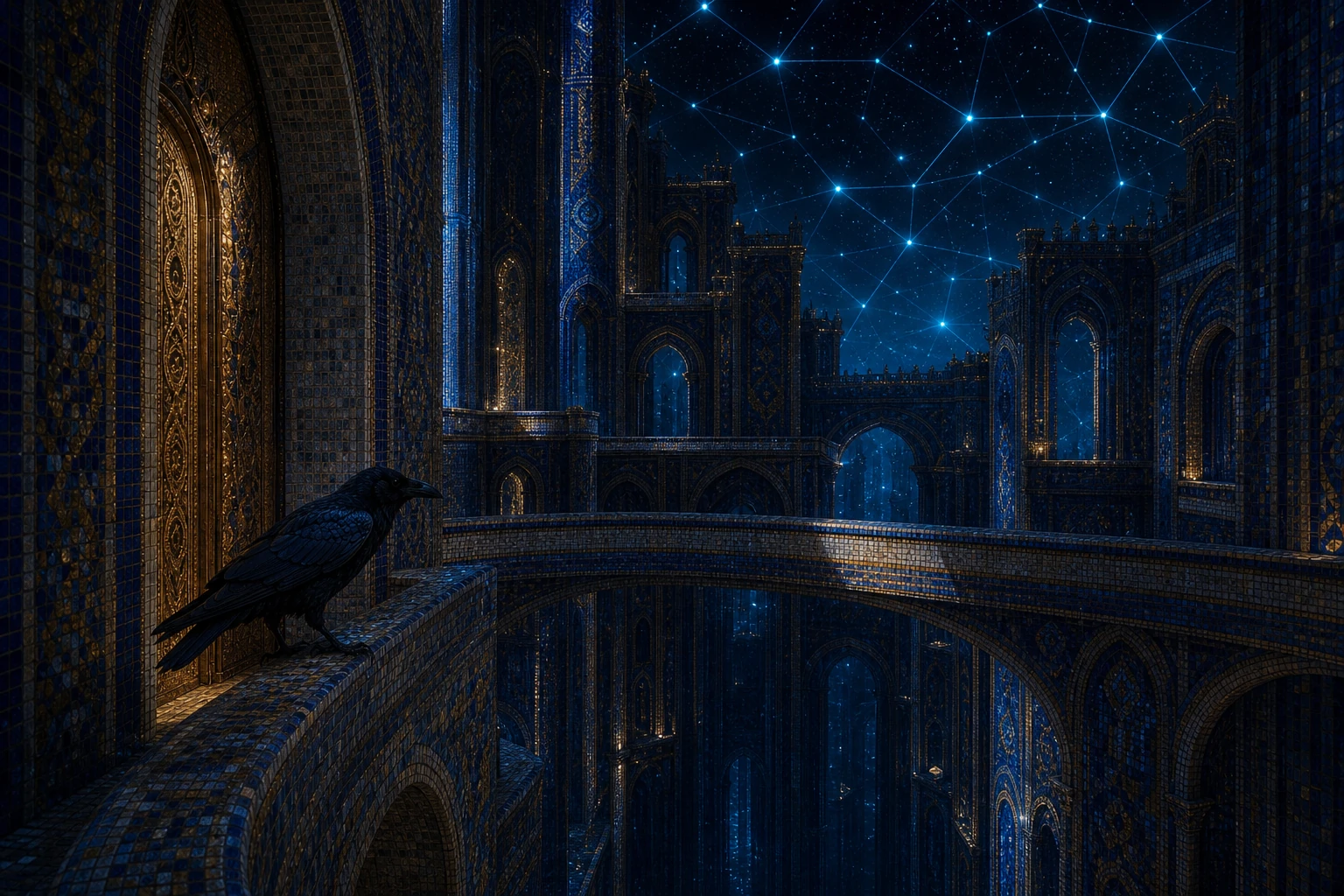 Constellation Of Sources in the Historia world by night