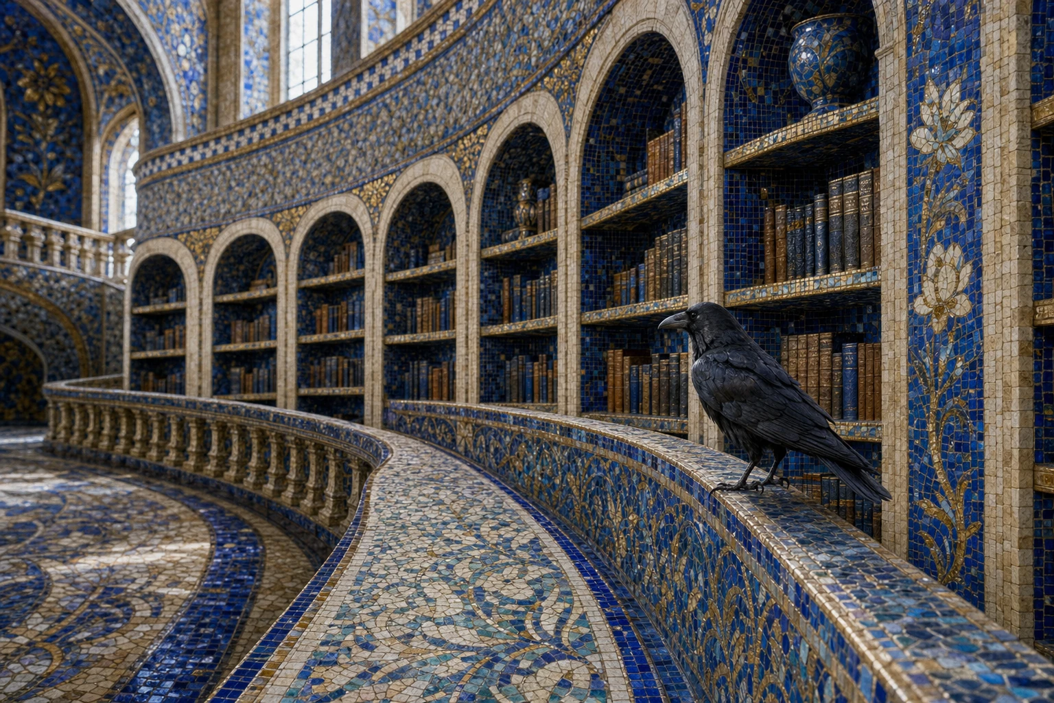Raven Library in the Historia world by day