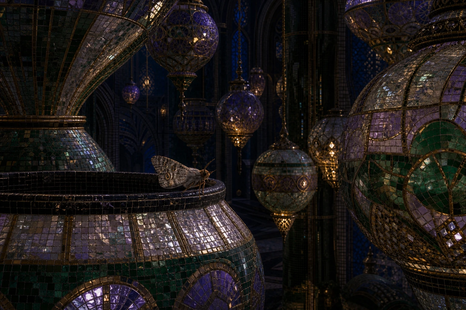 Lantern Chamber in the Hodos world by night