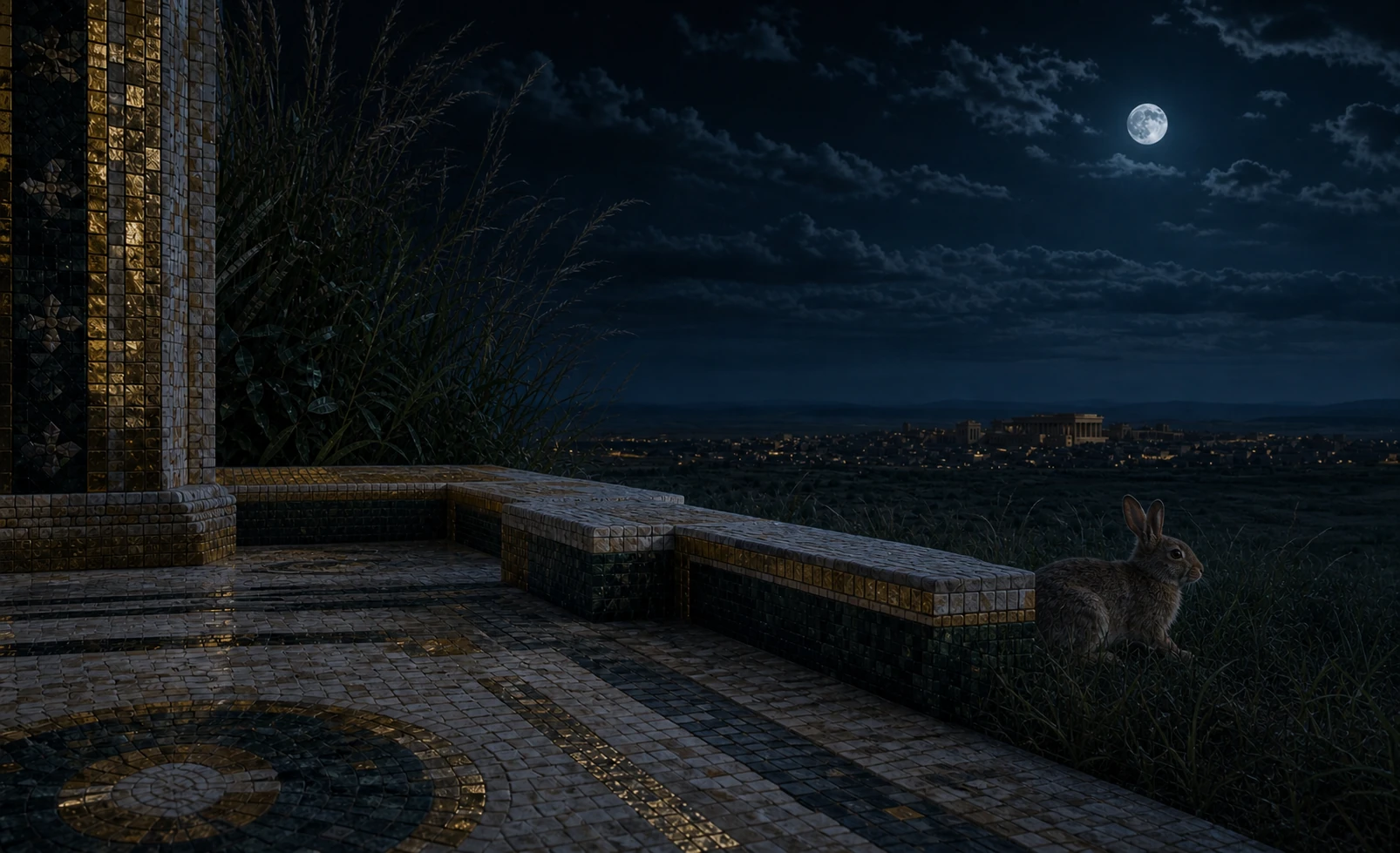 Open Horizon in the Hoplite world by night