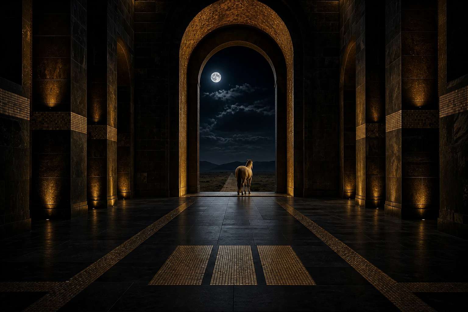 Release Horizon by night