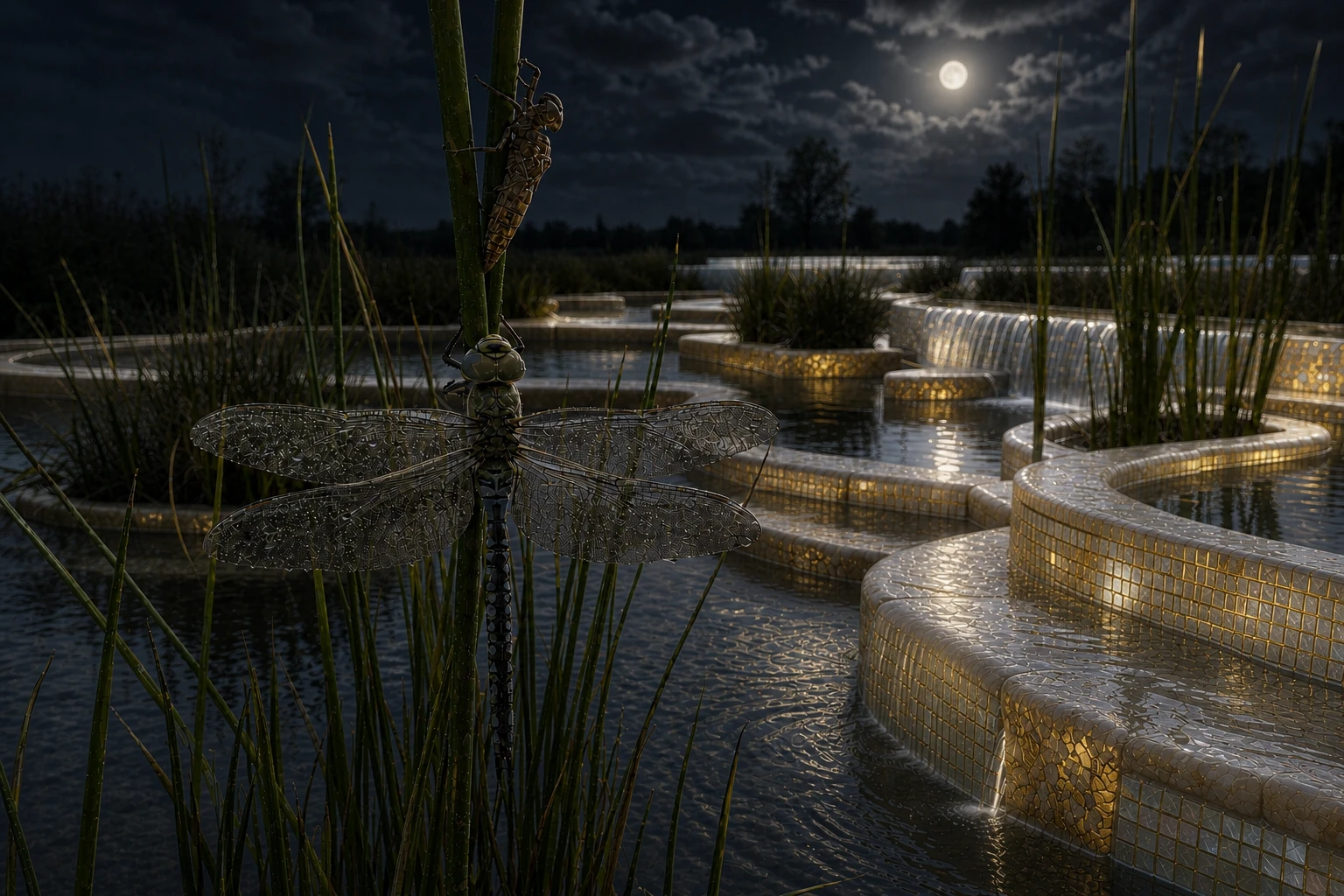 Recovery Marsh by night