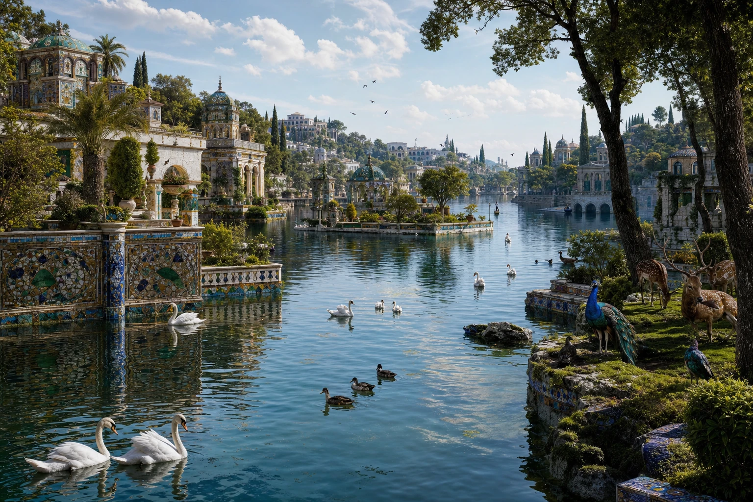 Moonwater Harbor in the World / WWW world by day