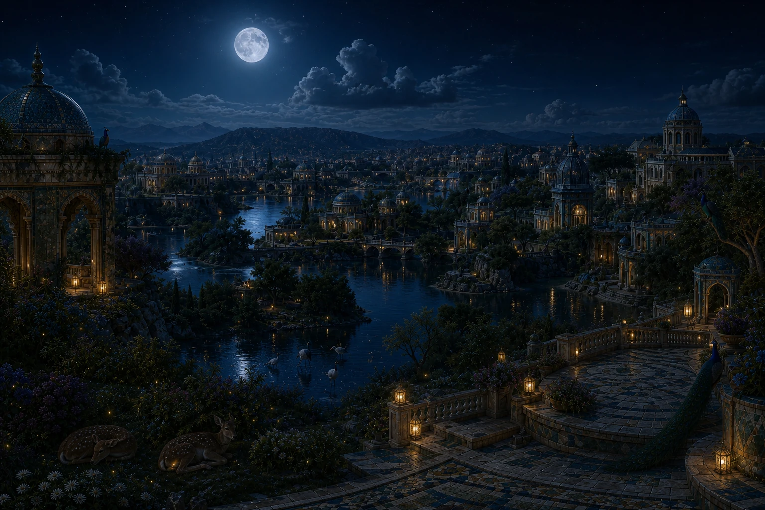 World Confluence in the World / WWW world by night